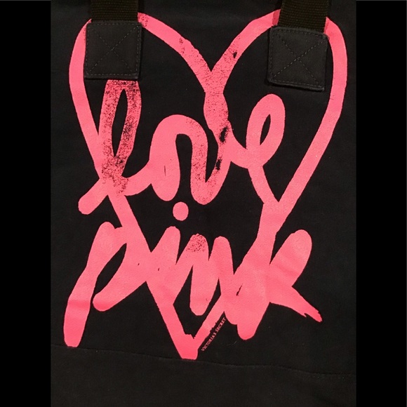 PINK By Victoria Secret Slouchy Canvas Shoulder Bag - Picture 3 of 10